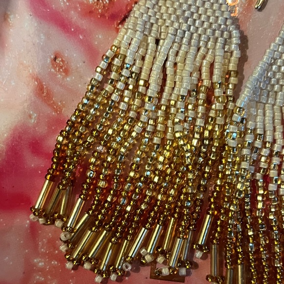 Beaded Drop Earrings - Picture 4 of 5